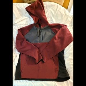 Men's XXL Color Block Hoodie with 1/2 Zip